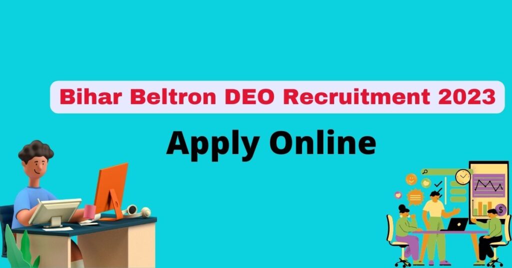 Bihar Beltron DEO Recruitment 2023